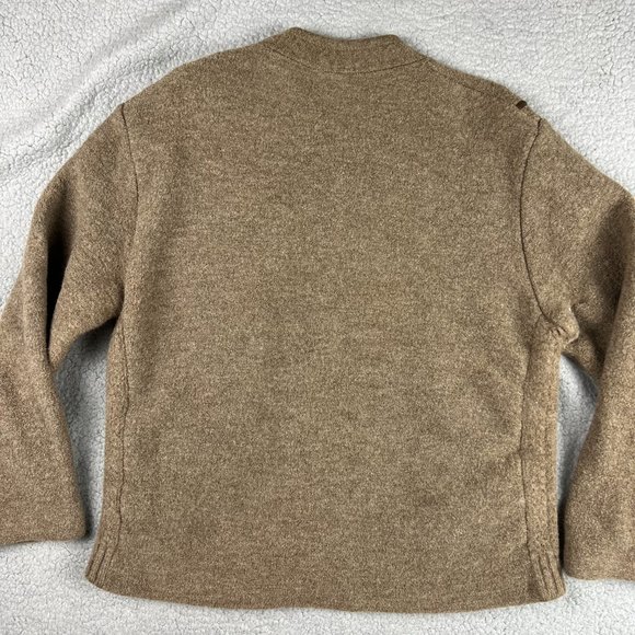 Manfred Wesenjak Jacket Womens 58 Extra Large XL Brown Wool Coat Sweater 2 - Picture 7 of 11